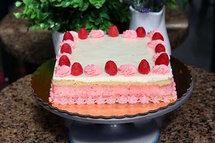 Raspberry Cream Cake